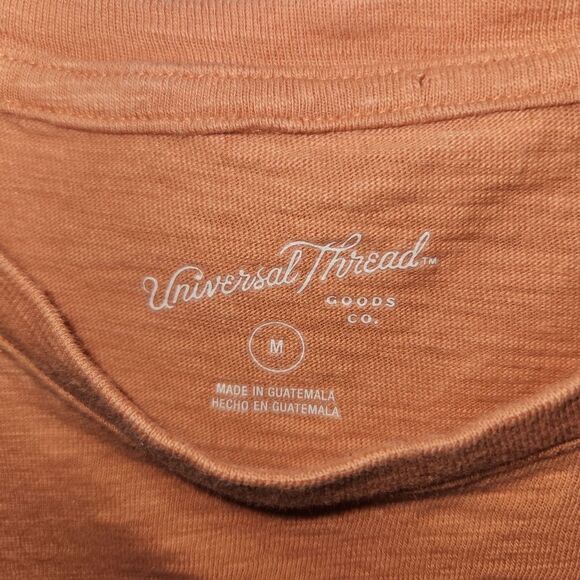 Universal Threads 100% cotton Orange S/S T-shirt Dress MEDIUM - Picture 3 of 7